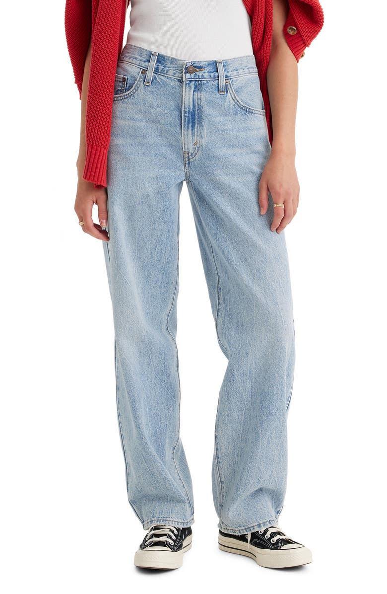 Levi's<sup>®</sup> Baggy Dad Jeans, Main, color, Fan Flare