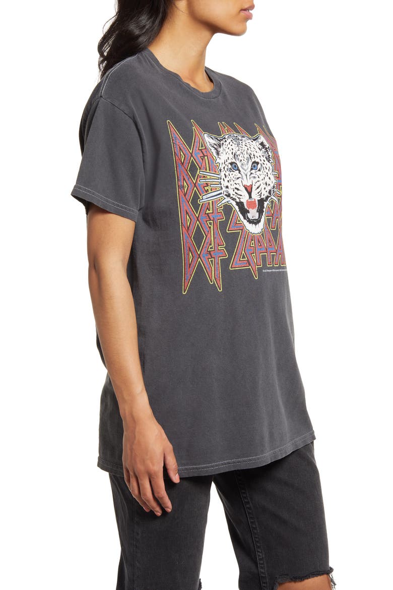 Women's Def Leppard Graphic Tee, Alternate, color, BLACK