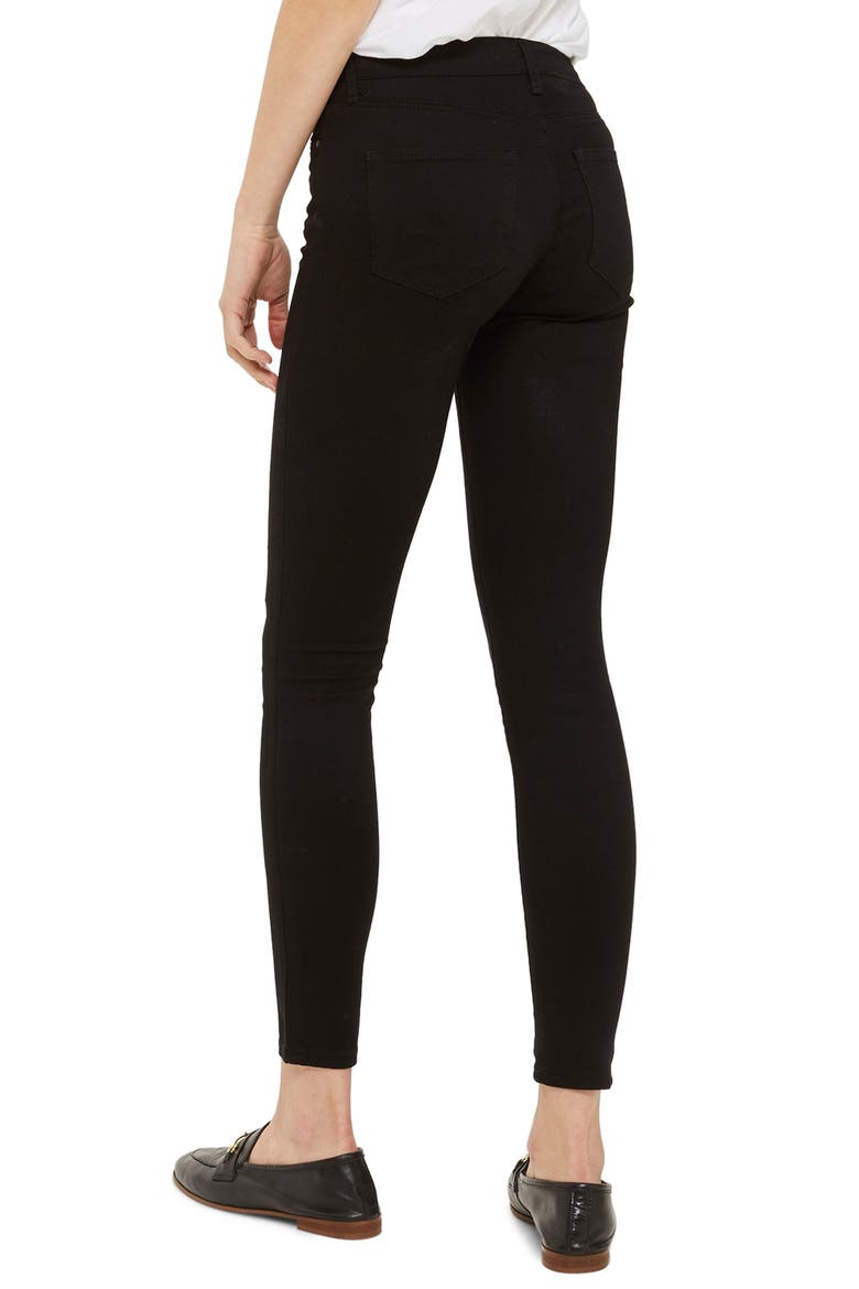 Leigh Jeans, Alternate, color, BLACK