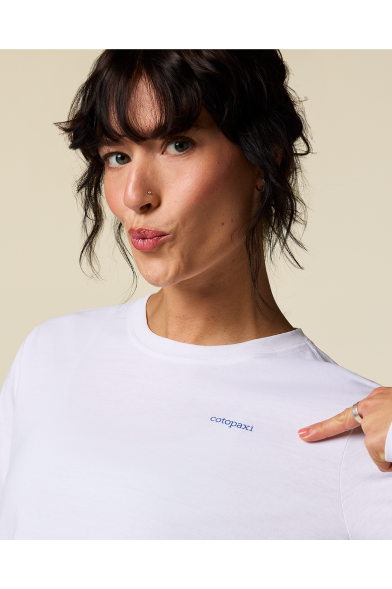 Flower Patch Long-Sleeve T-Shirt - Women's, Alternate, color, White