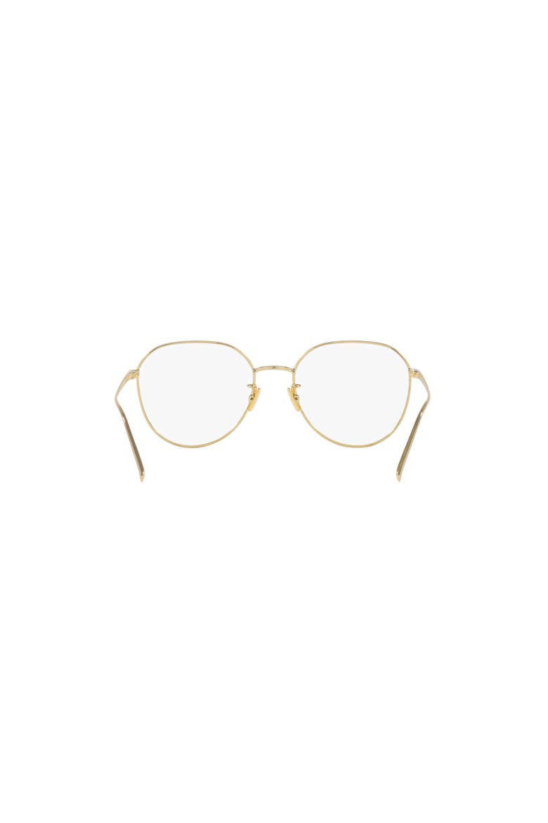 53mm Round optical glasses, Alternate, color, Gold