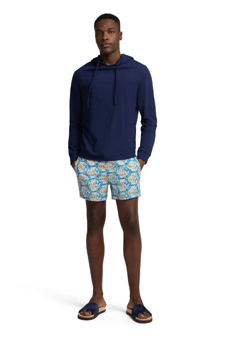 Classic Charles 4" Swim Trunk, Main, color, Light Blue