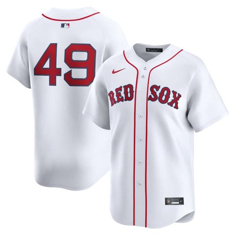 Men's Nike Tim Wakefield White Boston Red Sox Home Limited Player Jersey
