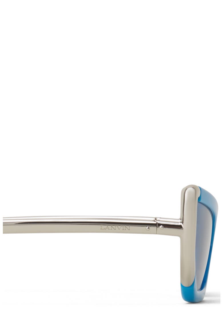 Nova Sunglasses, Alternate, color, Blue/Silver