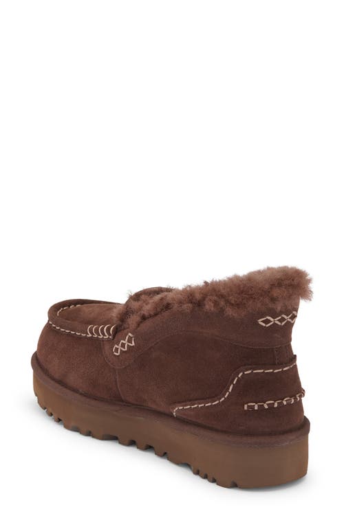Ugg ® Ansley Parc Genuine Shearling Platform Slipper In Brown