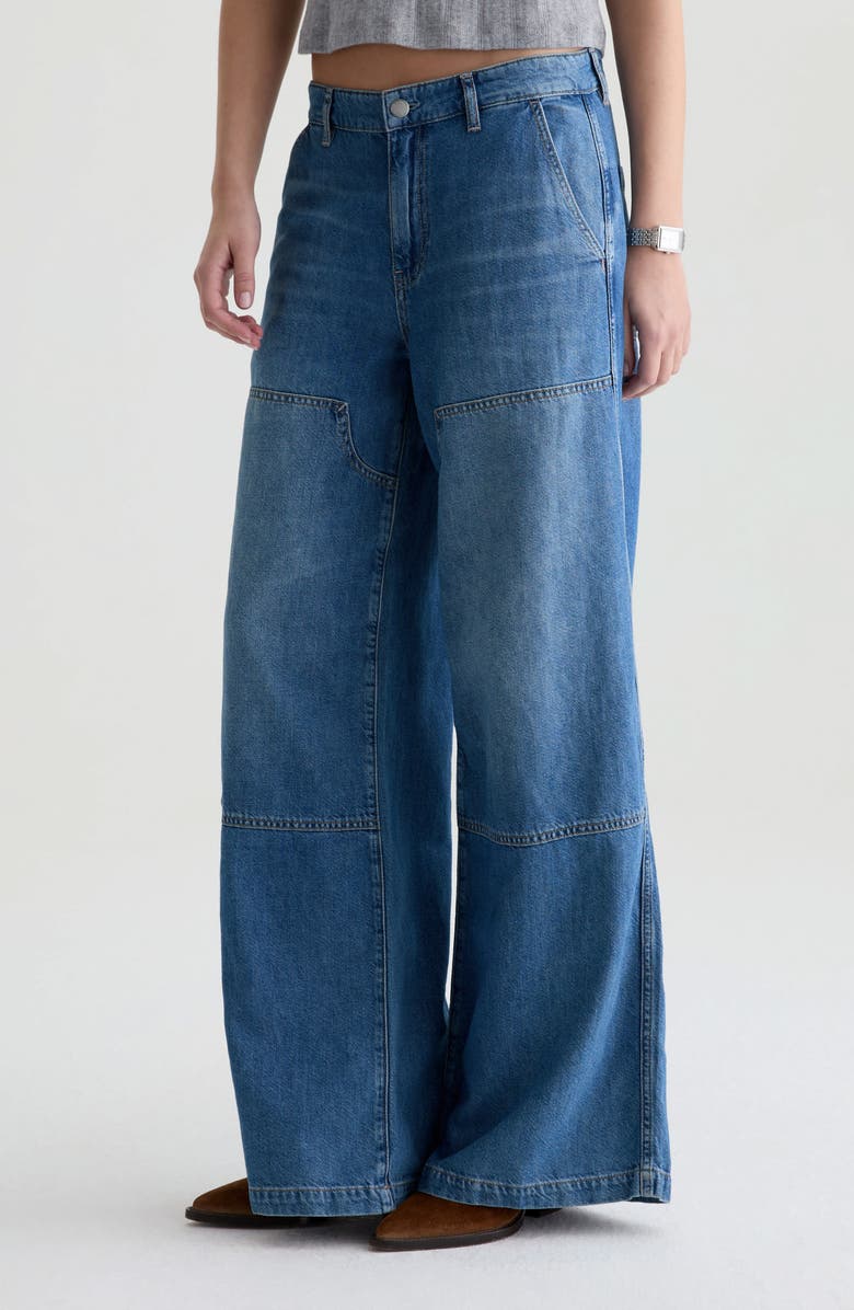 AG Stella High Waist Wide Leg Jeans, Alternate, color, 