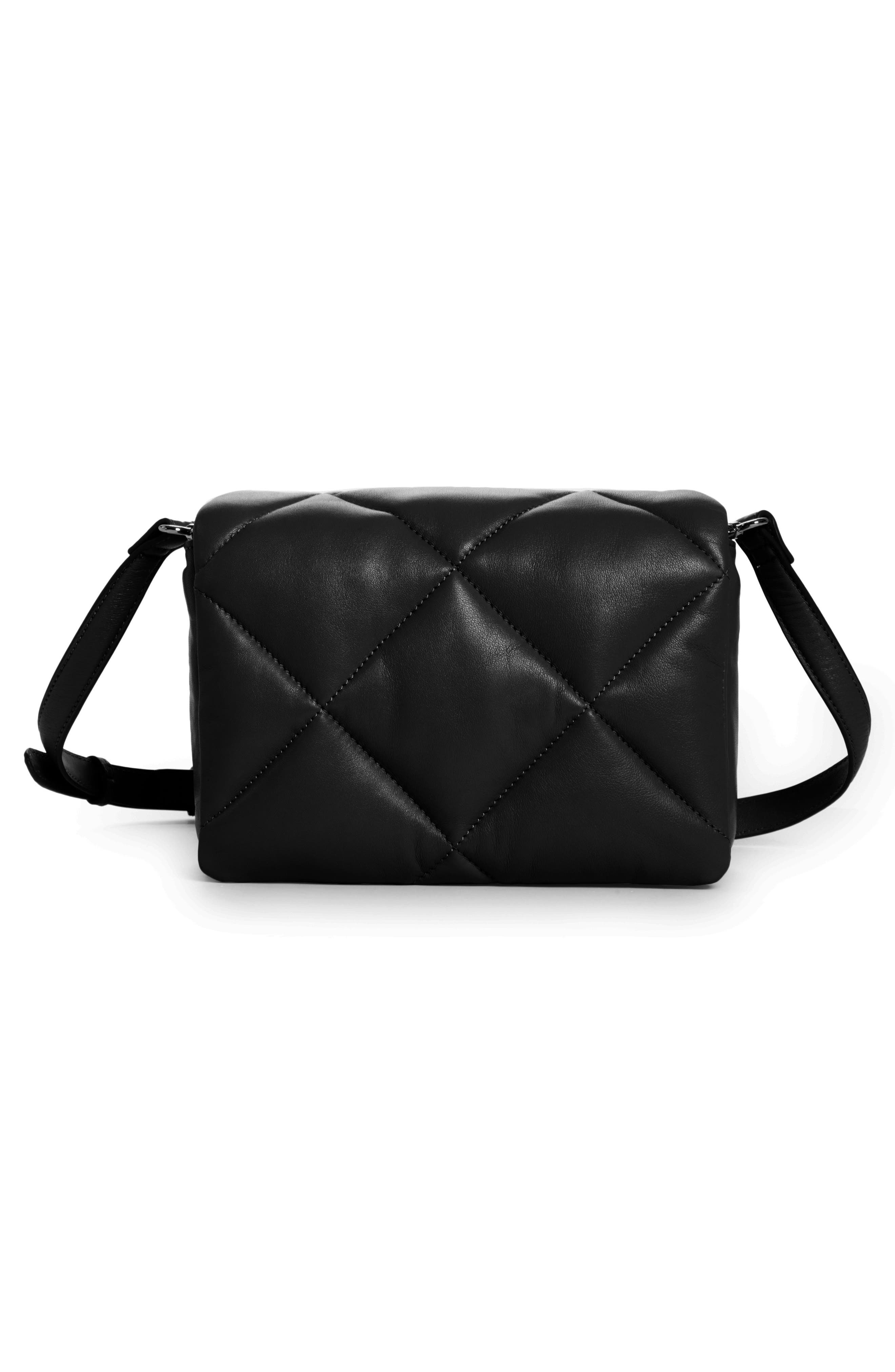 Stand Studio Mini Brynn Quilted Lambskin Leather Shoulder Bag, Alternate, color, 