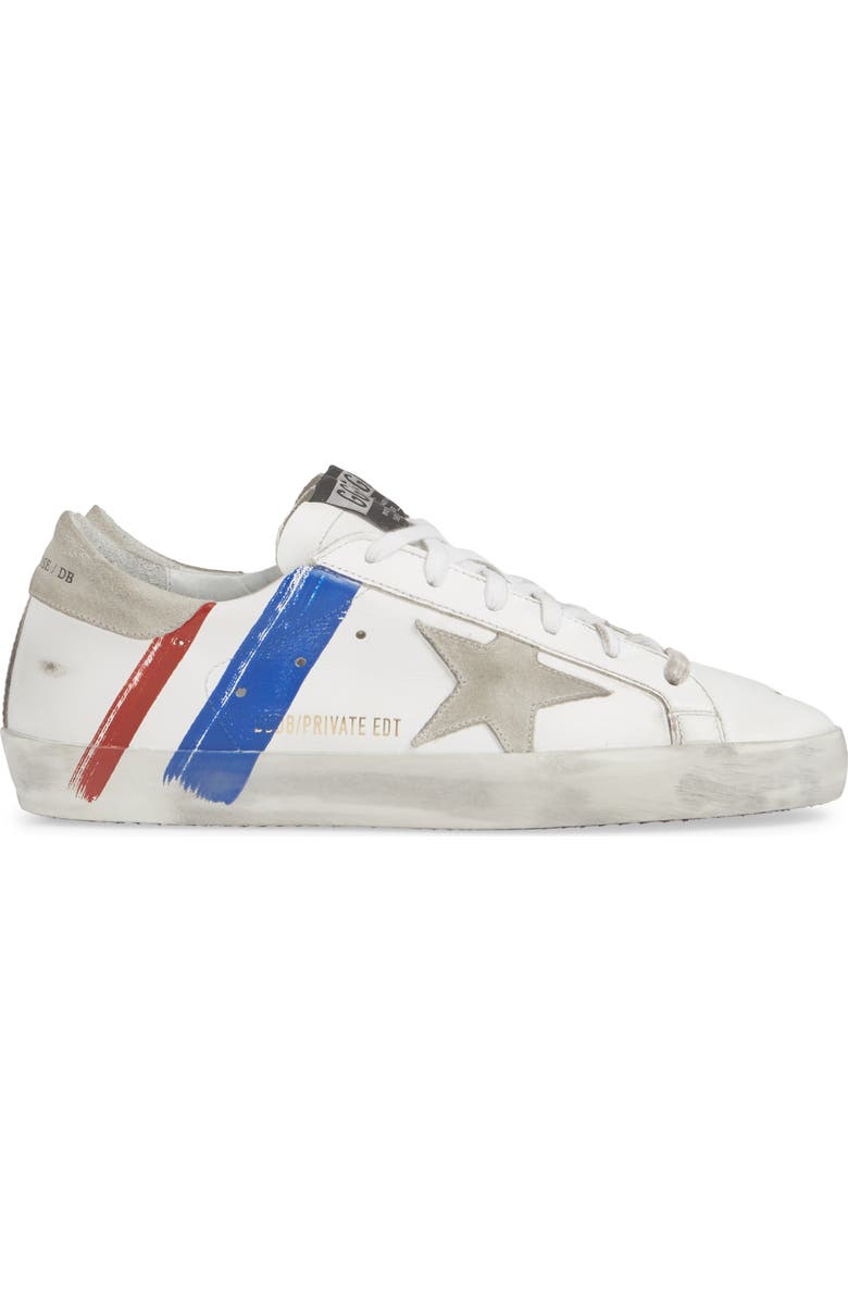 Golden Goose Superstar Stripe Sneaker, Alternate, color,