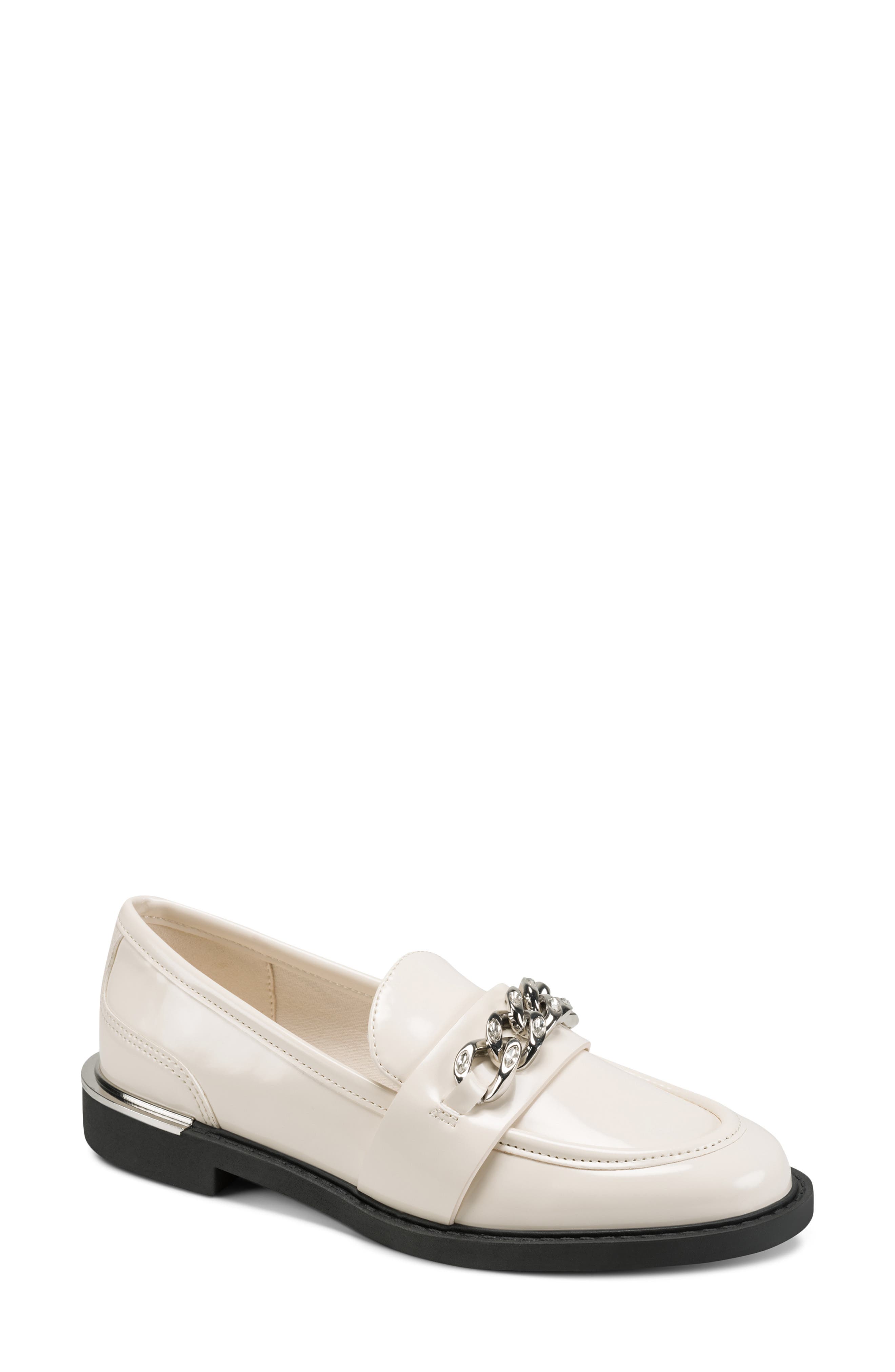 DKNY Ryleigh Chain Loafer, Main, color, Coconut