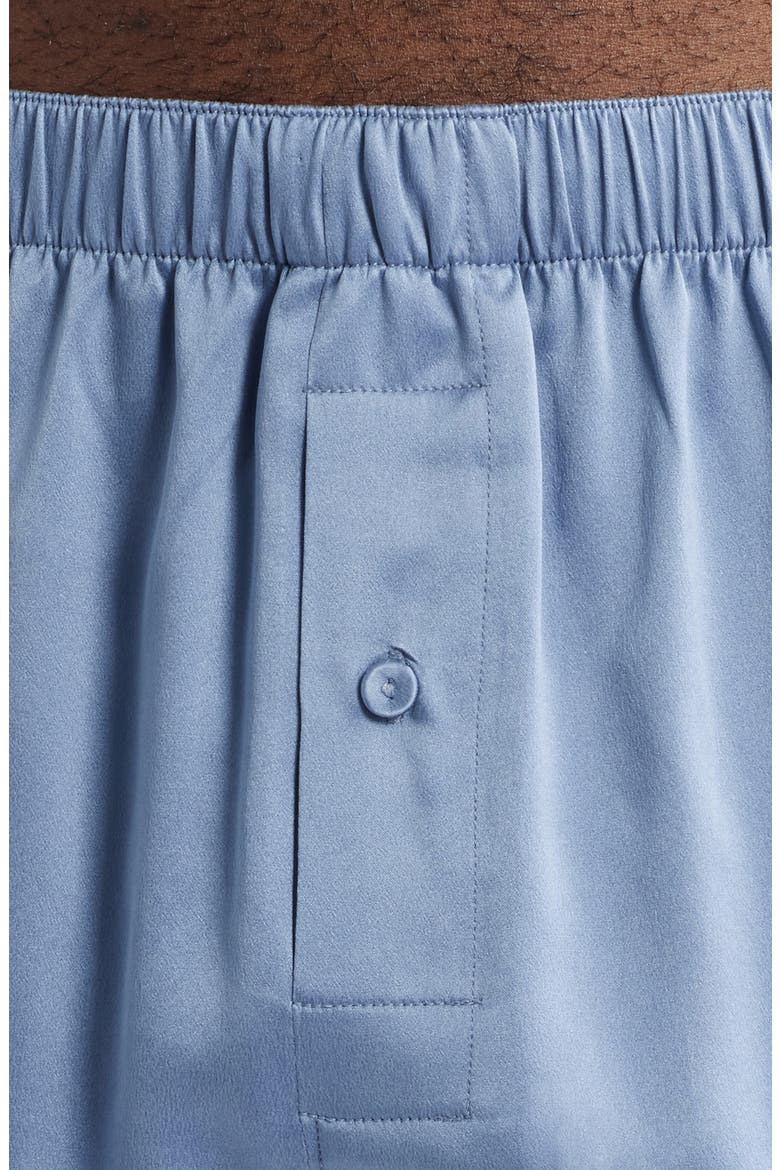 Washable Silk Boxer Shorts, Alternate, color, PASTEL BLUE