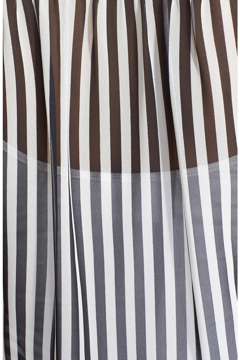 Sleeveless Chiffon Blouse, Alternate, color, BLACK STRIPE