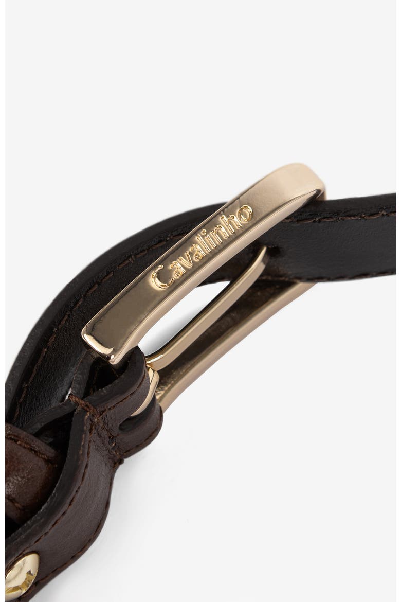 Timeless Classic Thin Leather Belt 913, Alternate, color, Brown