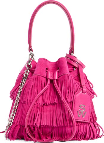 Rae Fringe Mini Bucket Bag