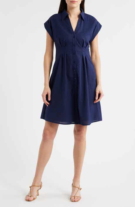 Julia Jordan Short Sleeve Shirtdress