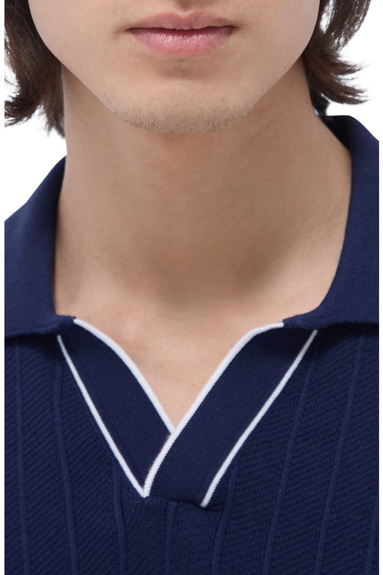 Johnny Collar Rib Polo, Alternate, color, NAVY