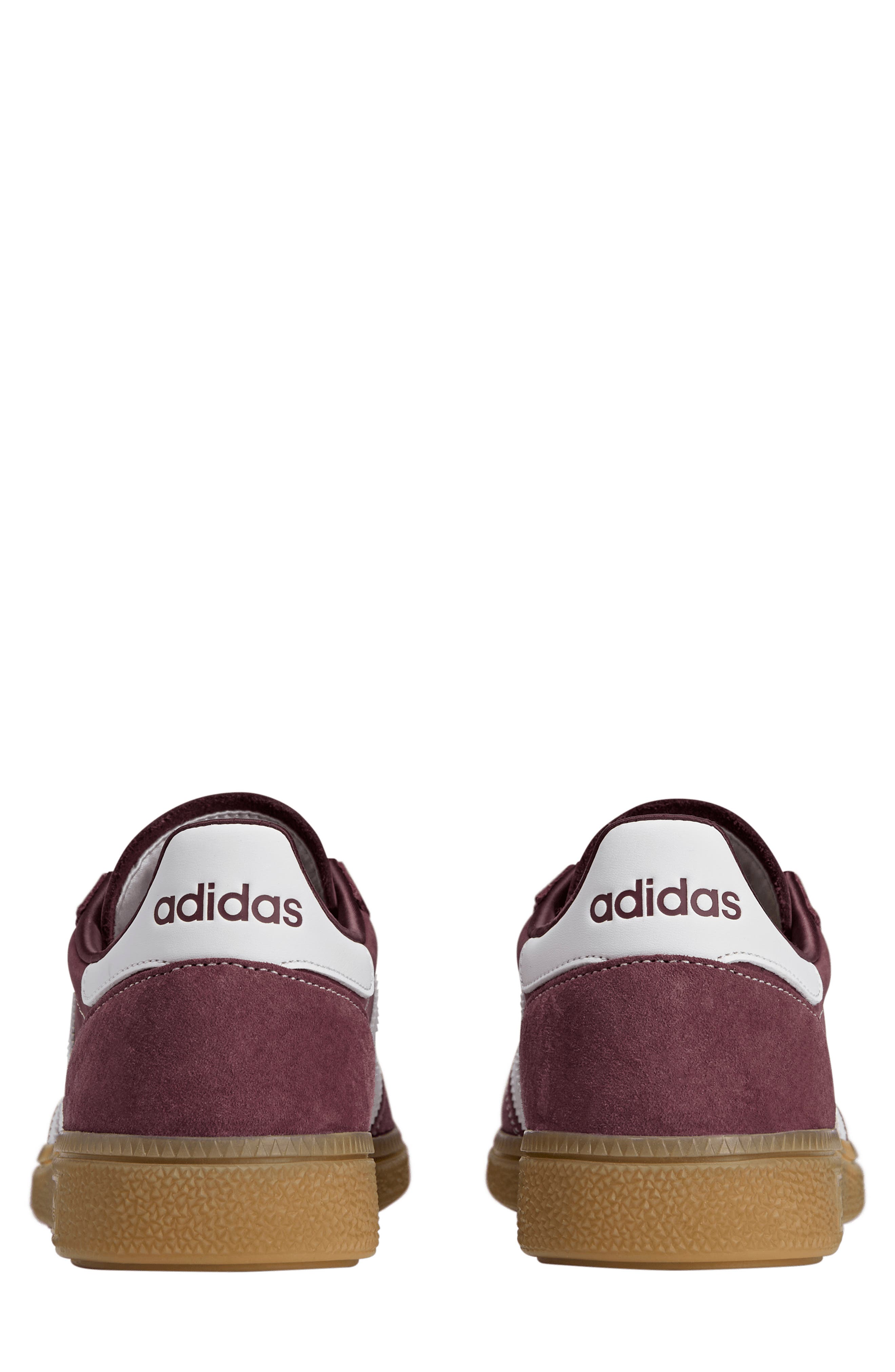 adidas Handball Spezial Sneaker, Alternate, color, Shadow Red/ White