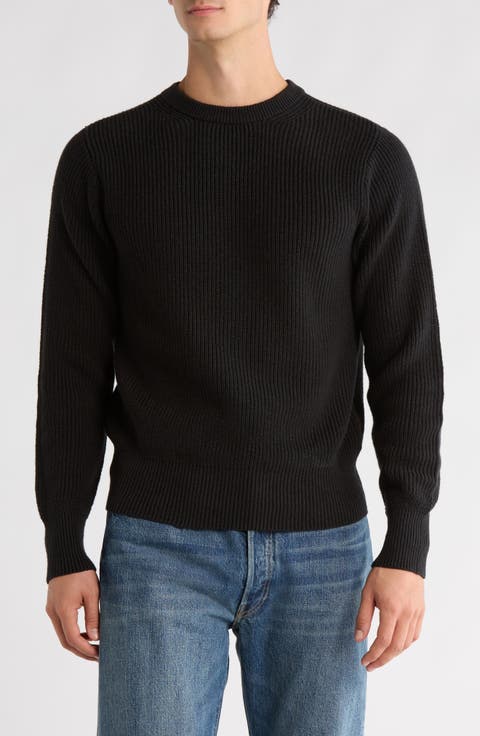 Seafarer Cotton Rib Knit Sweater