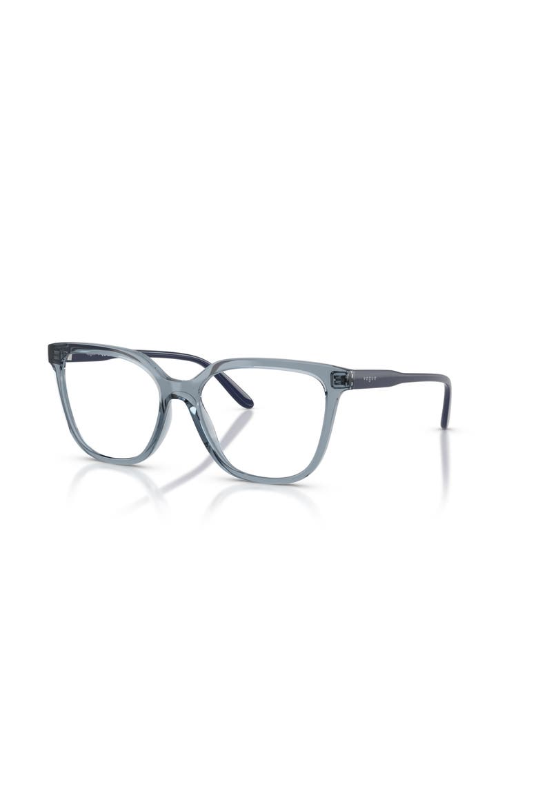 50mm Square optical glasses, Main, color, Blue