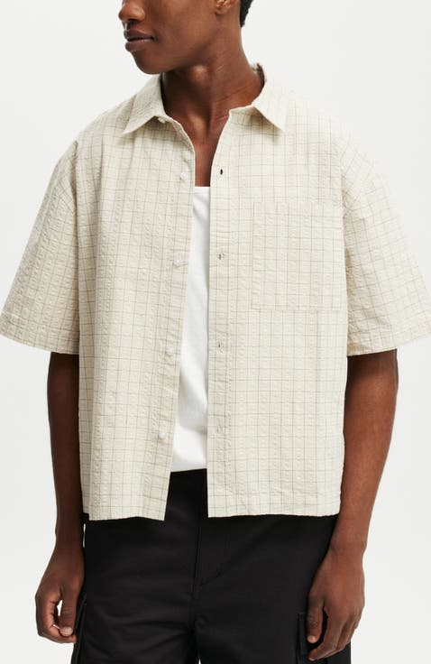 Men's Ivory Short Sleeve Shirts | Nordstrom