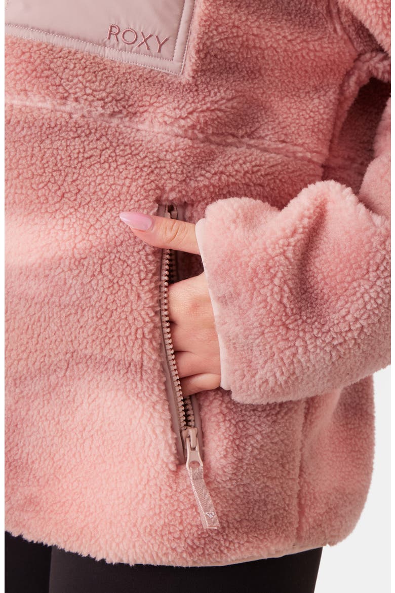 Axel Fleece Jacket, Alternate, color, PINK COMBO