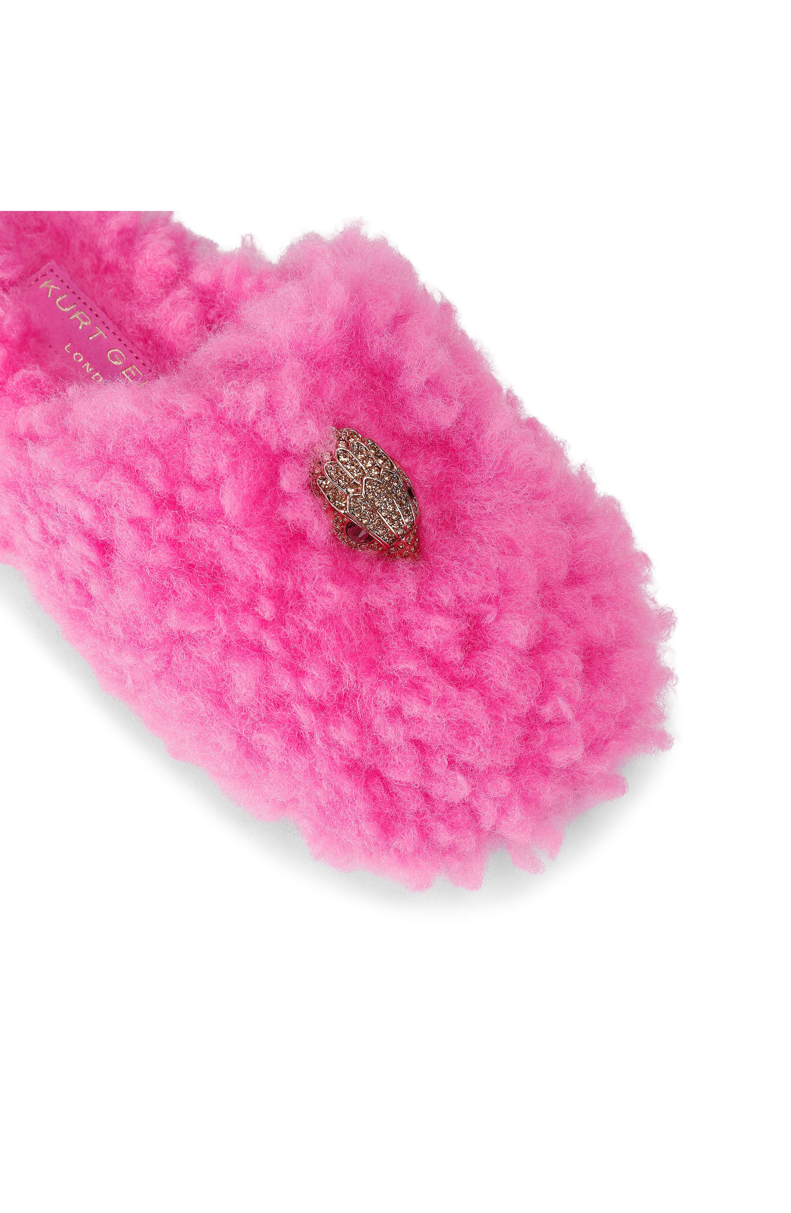Kurt Geiger London Kensington Faux Shearling Scuff Slipper, Alternate, color, 