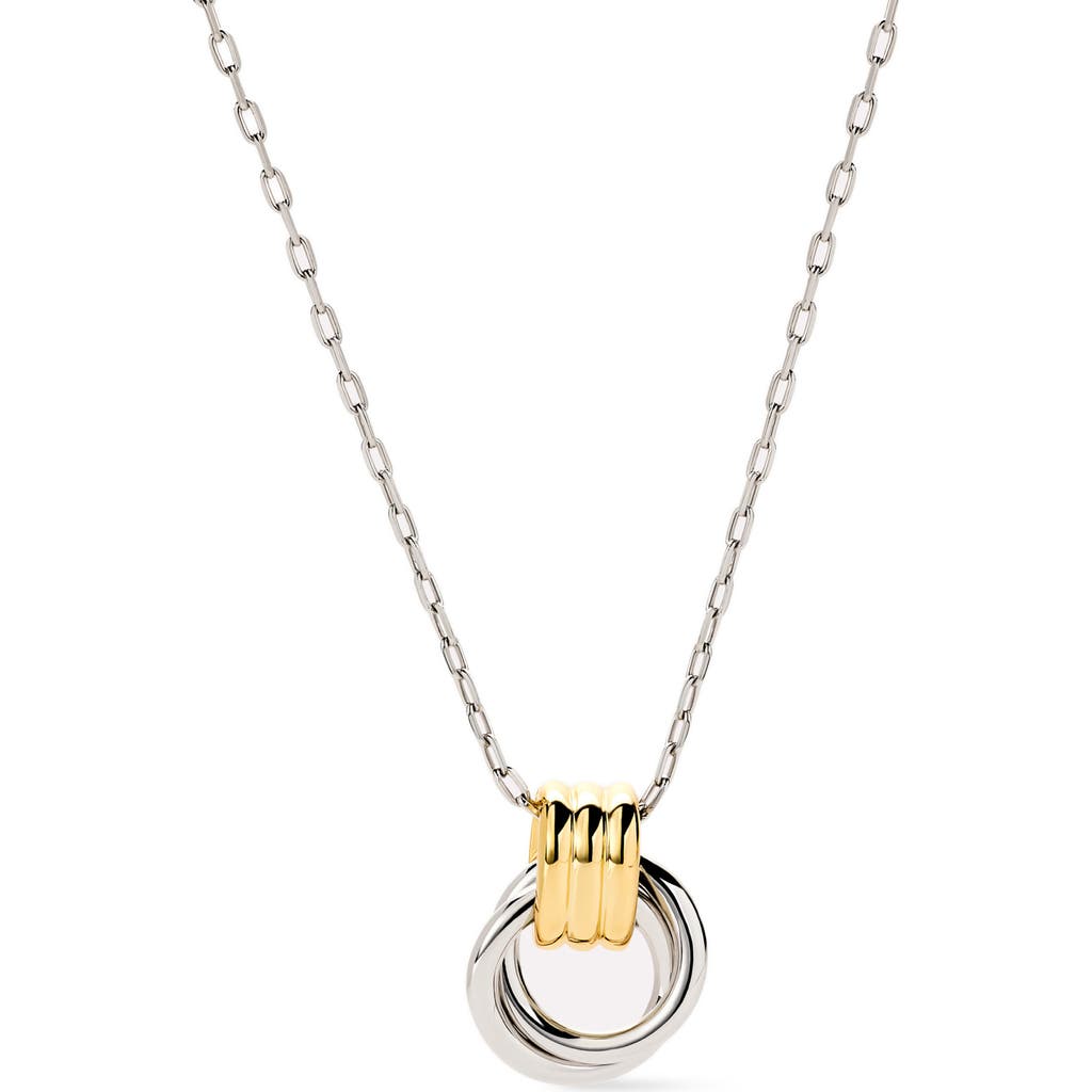 Ana Luisa Palmer Mixed Metal Pendant Necklace in Gold/silver at Nordstrom