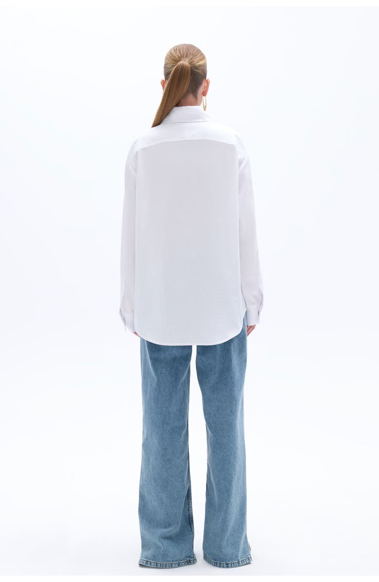 Nocturne Oversized Button-Up Shirt, Alternate, color, 
