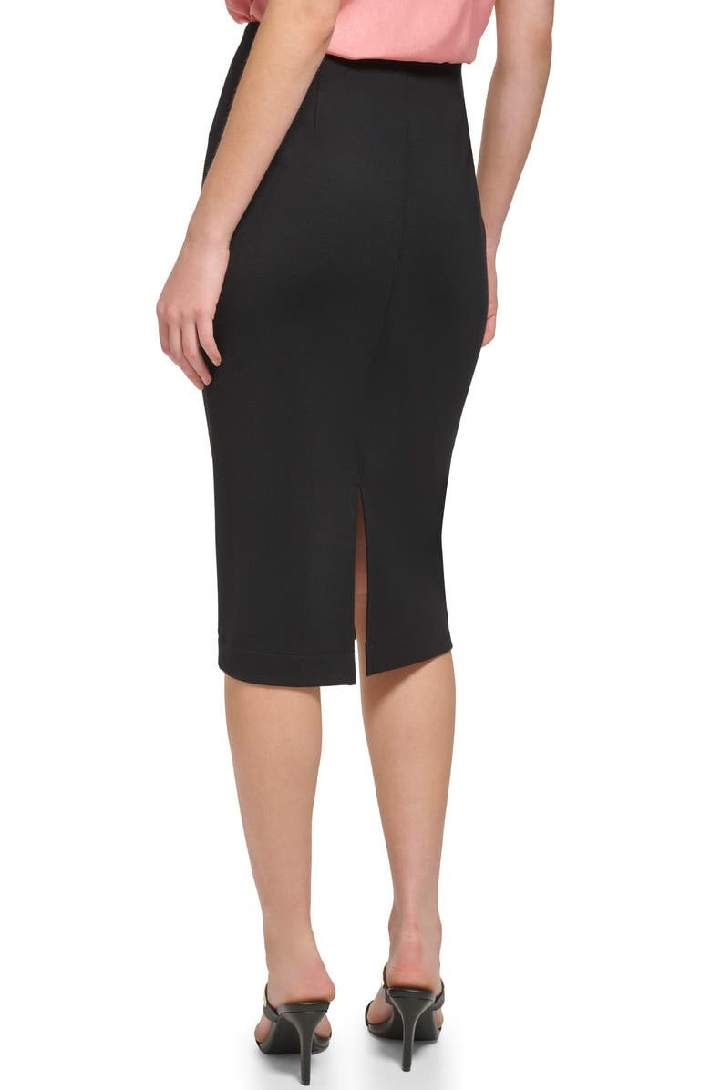 DKNY Pull-On Pencil Skirt, Alternate, color, Black