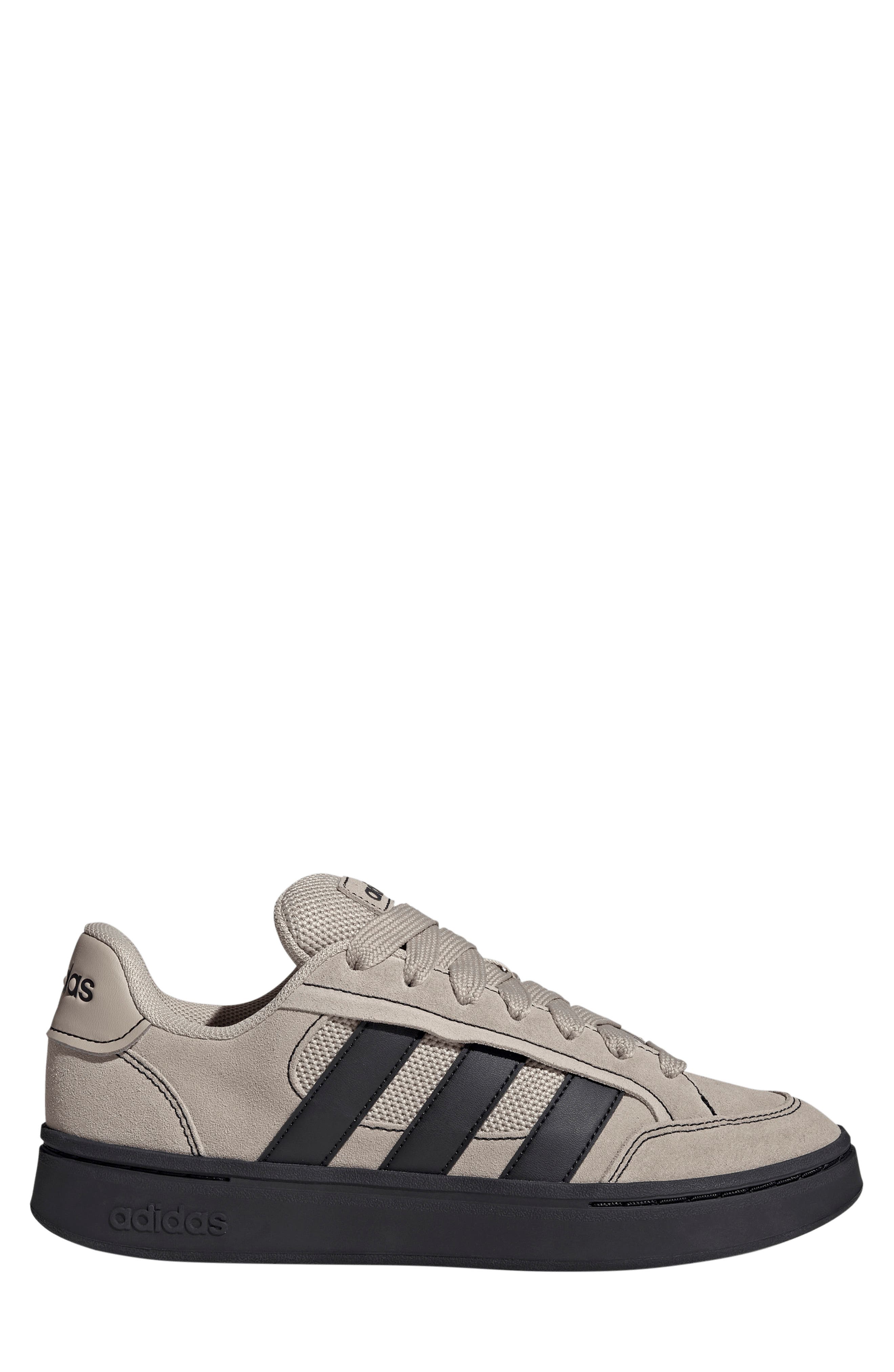 Alpha Sk8 Sneaker, Alternate, color, BEIGE/ CORE BLACK/ CORE BLACK