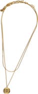 Madewell Set of 2 Coin Pendant Necklaces