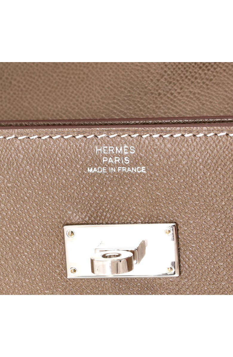Pre-Owned Hermes Kelly Pocket Slim Wristlet Wallet Madame, Alternate, color, Etoupe
