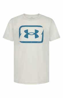 Under Armour Kids' UA Bark Fish Hooks Logo Performance Graphic T-Shirt