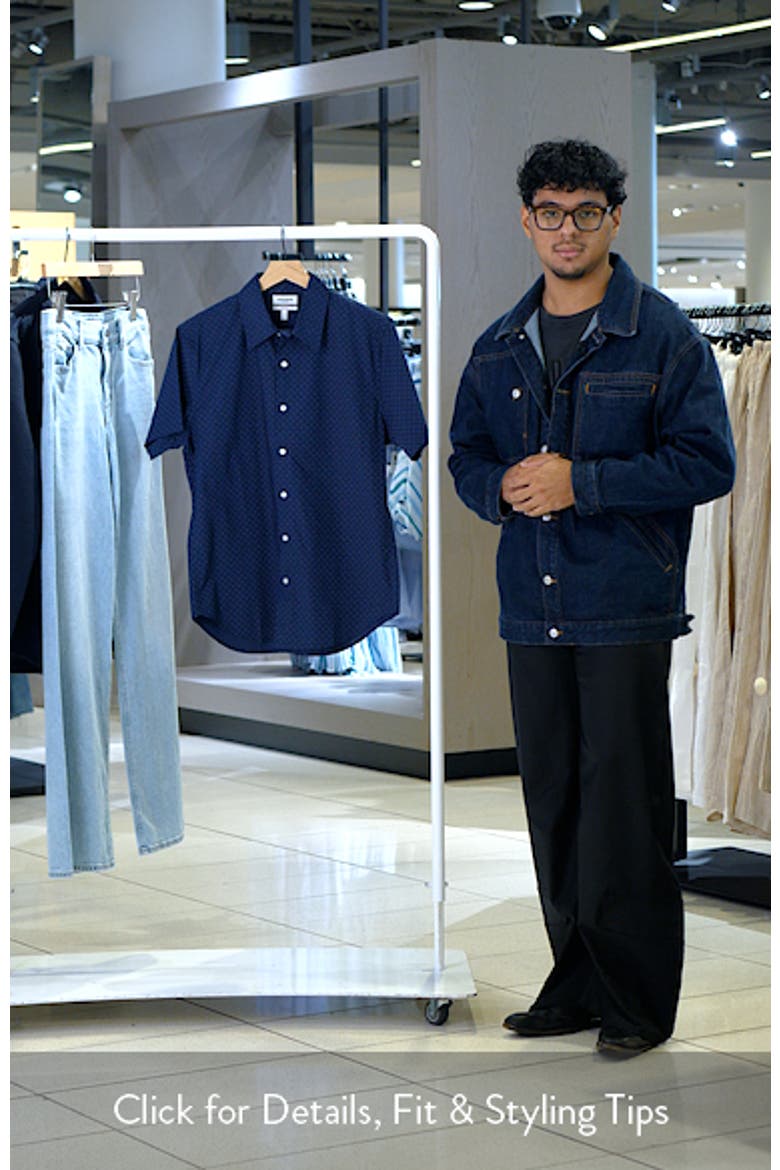 Riviera Slim Fit Short Sleeve Button-Up Shirt video