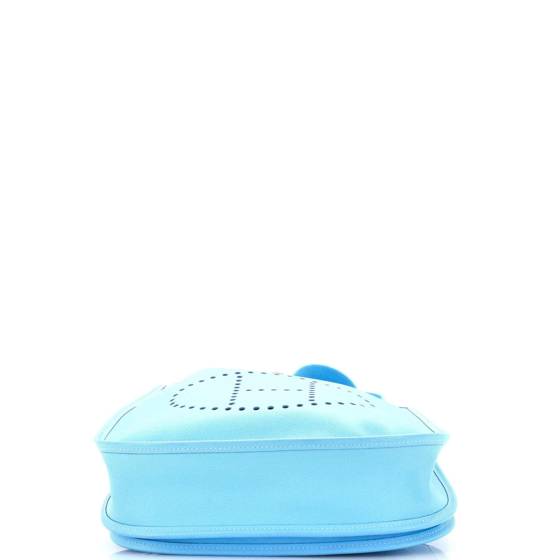 Pre-Owned Hermes Evelyne Bag Gen III Epsom PM, Alternate, color, Celeste