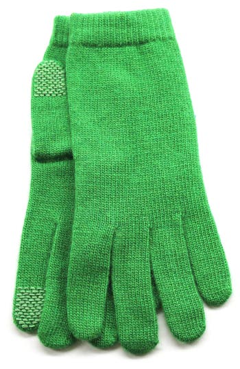 Portolano Wool Blend Gloves In Green