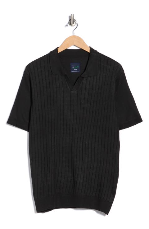 Johnny Collar Knit Polo Sweater