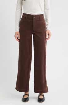 Wit & Wisdom Emma Wide Leg Corduroy Pants