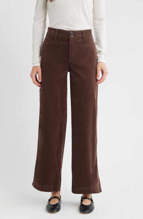 Wit & Wisdom Emma Wide Leg Corduroy Pants