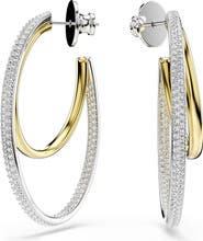 Swarovski Hyperbole Hoop Earrings