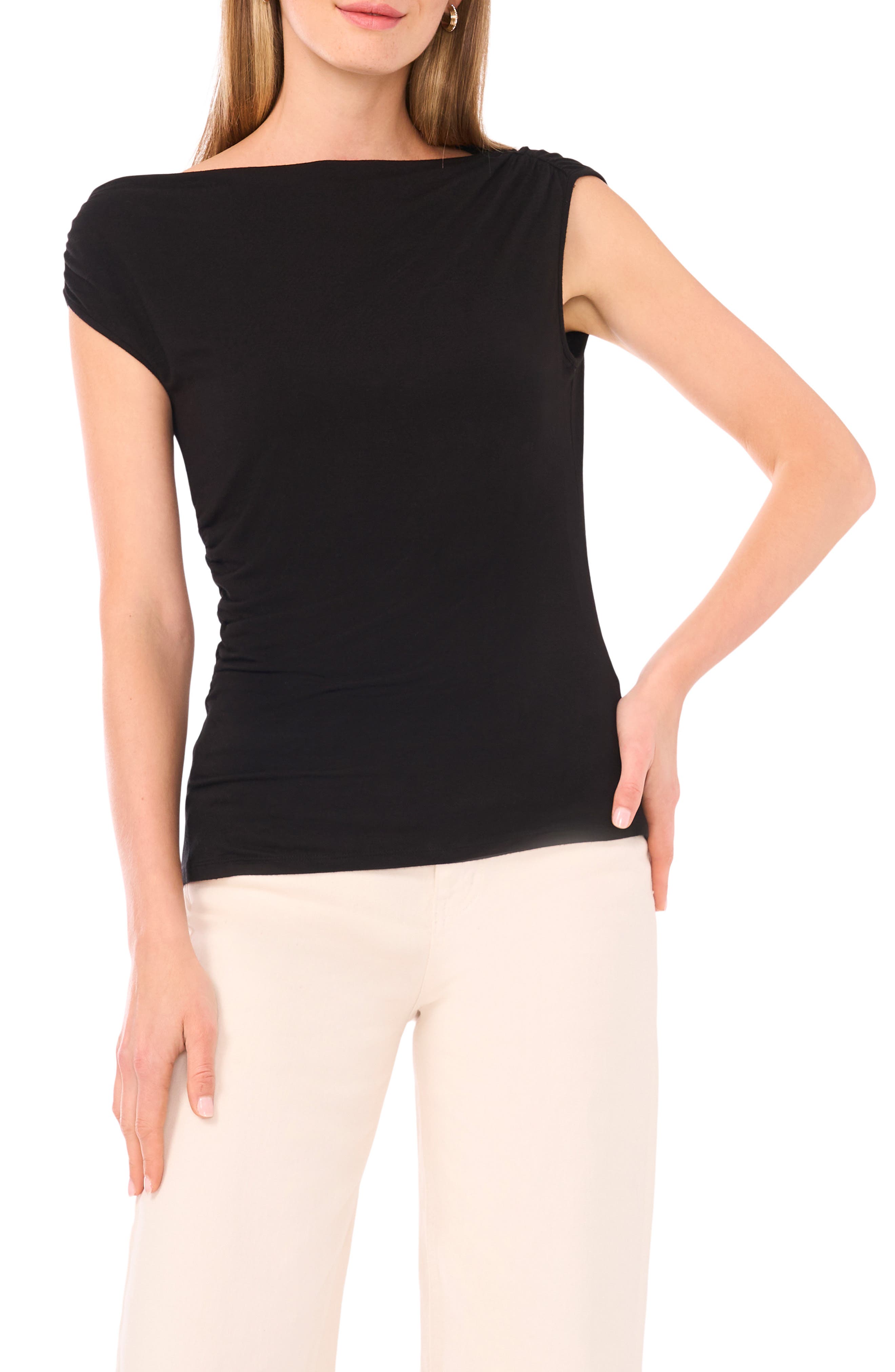 Halogen® Cowl Neck Sleeveless Top