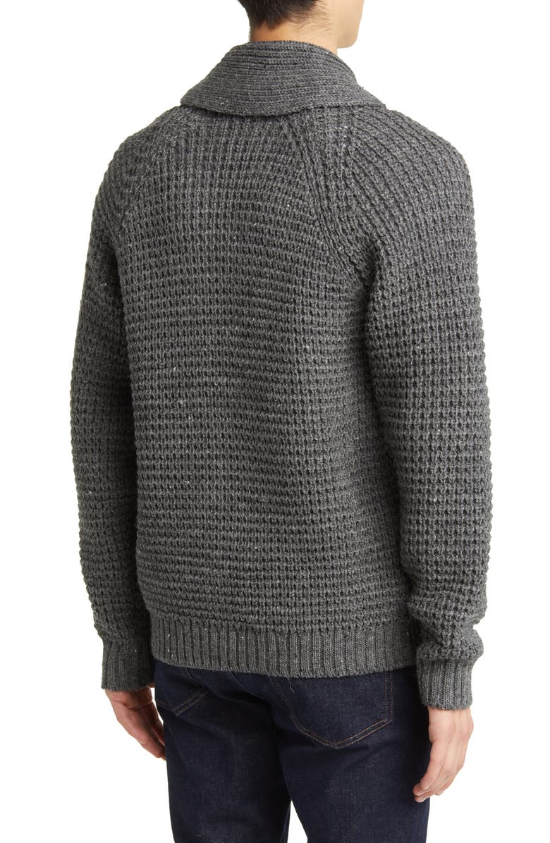 PEREGRINE Waffle Stitch Wool Cardigan, Alternate, color, 