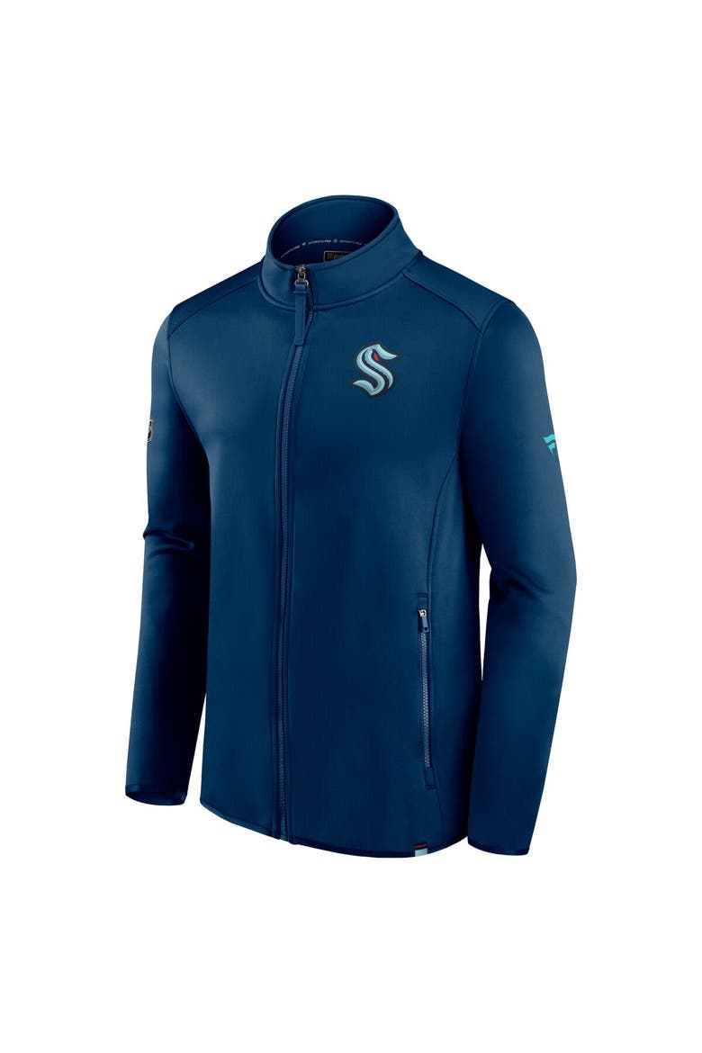 Men's Fanatics Branded  Deep Sea Blue Seattle Kraken Authentic Pro Full-Zip Jacket, Alternate, color, Navy