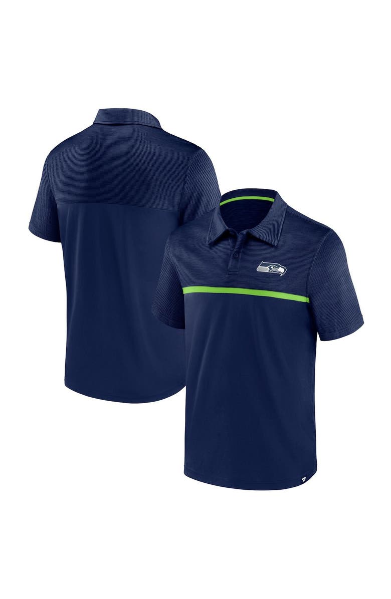 FANATICS Men's Fanatics Branded College Navy Seattle Seahawks Primary Polo, Main, color, 