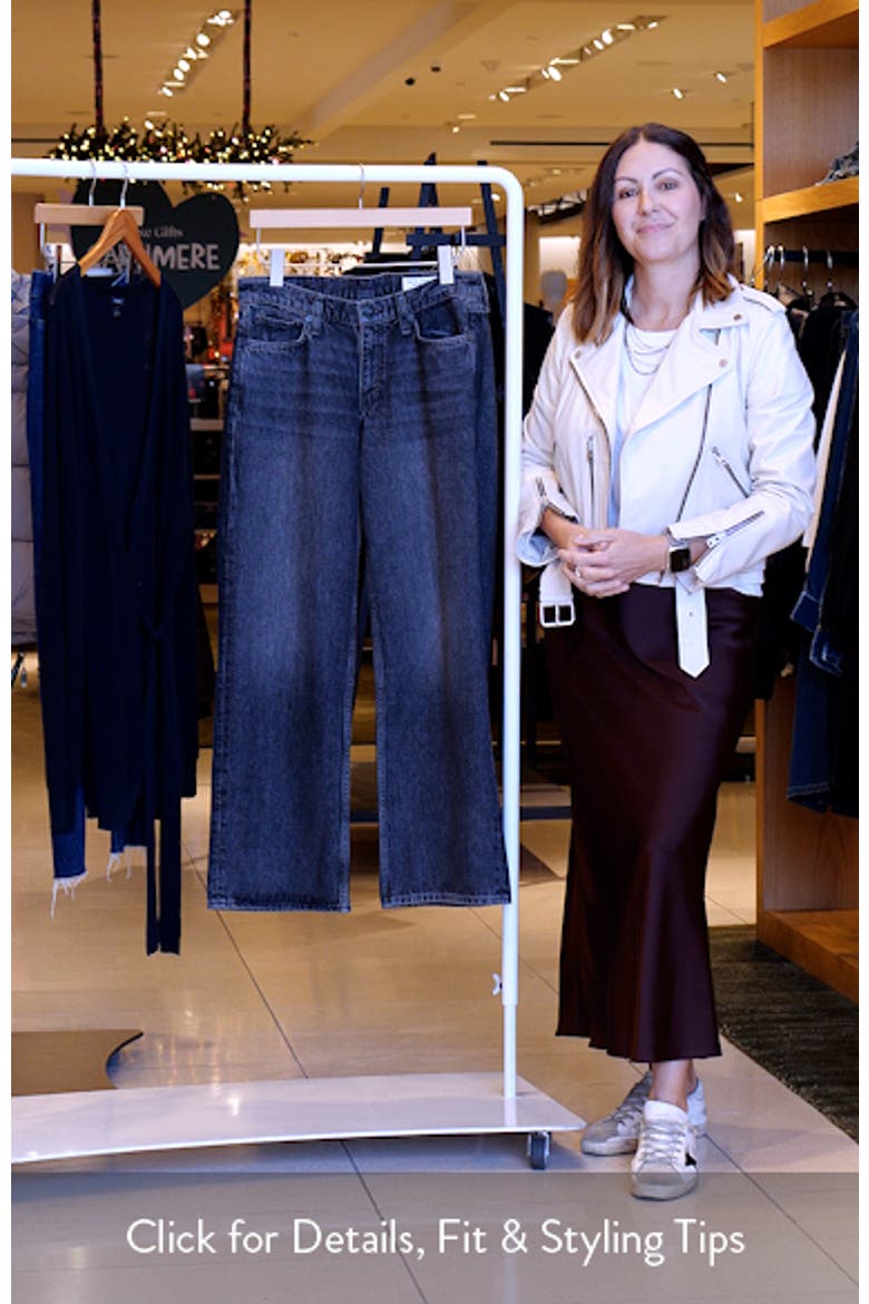 Saige Low Rise Relaxed Straight Jeans video