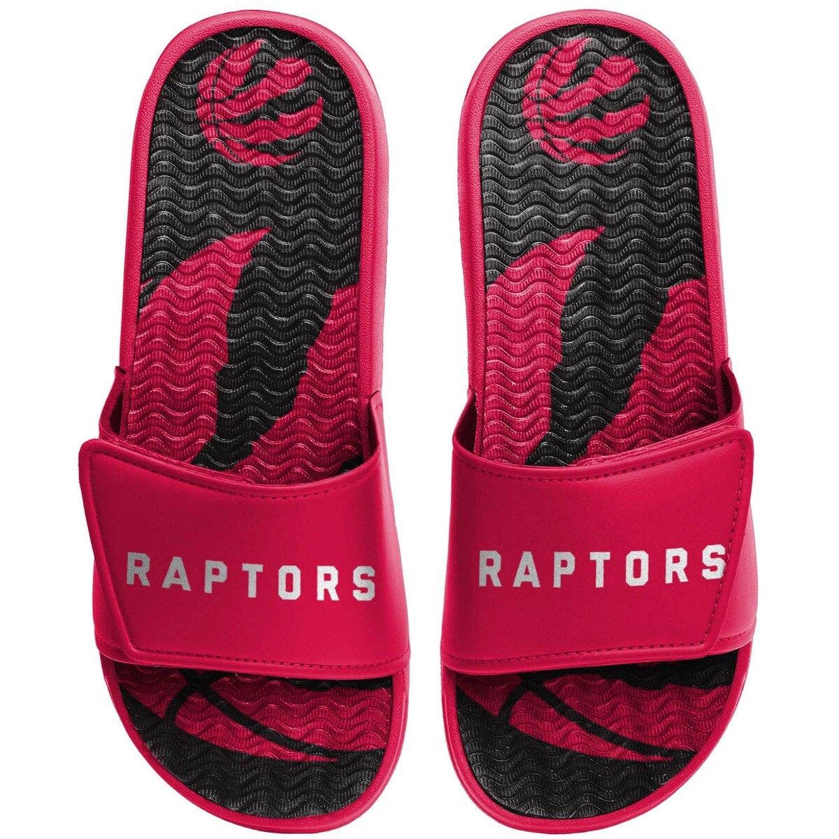 FOCO Men's FOCO Toronto Raptors Wordmark Gel Slide Sandals (Men ...