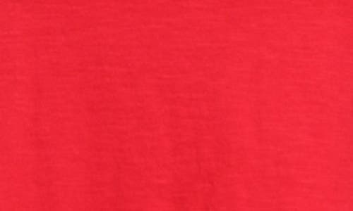 Apny Ruffle Sleeve T-shirt In Rocco Red