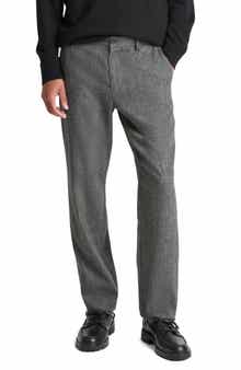 Owen Athletic Fit Flat Front Mélange Dress Pants