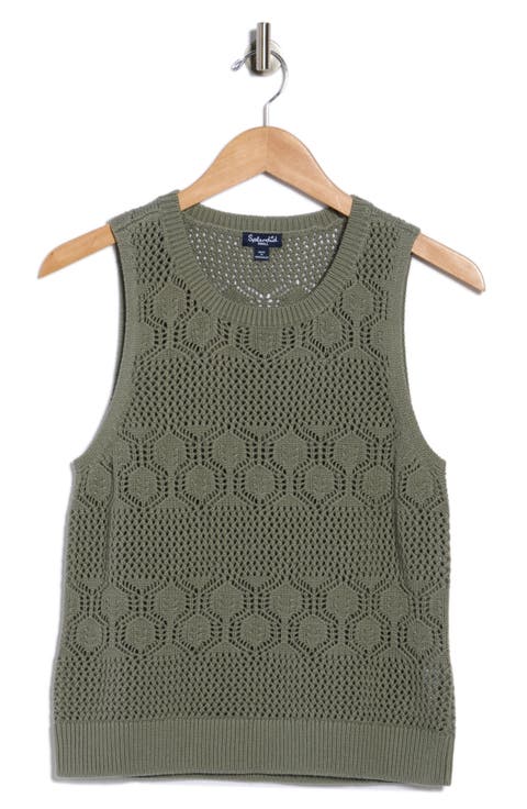 Honore Cotton Crochet Tank