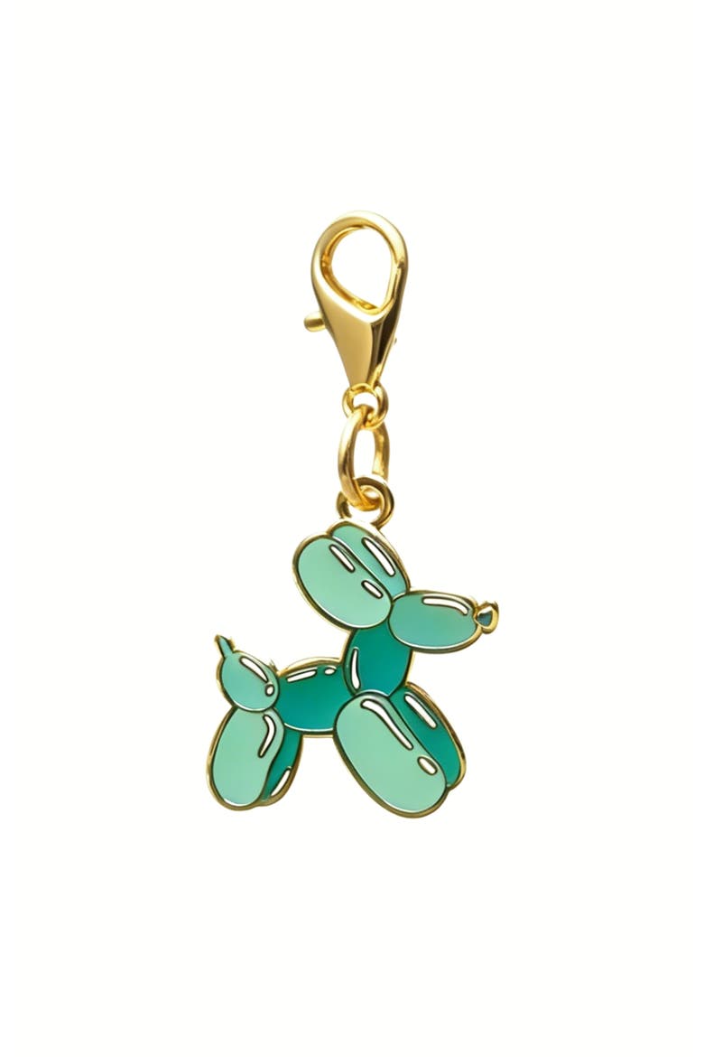 Balloon Dog Pet Collar Charm, Main, color, Balloon Dog