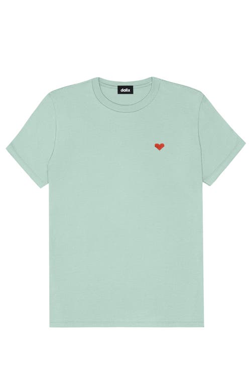 Dalix Womens Pixel Heart Jersey Relaxed Tee